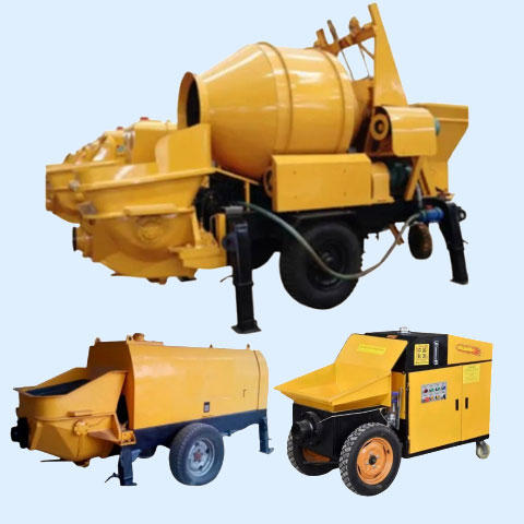 New Concrete Trailer Pump